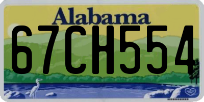 AL license plate 67CH554