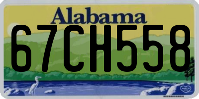 AL license plate 67CH558