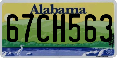 AL license plate 67CH563