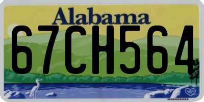 AL license plate 67CH564
