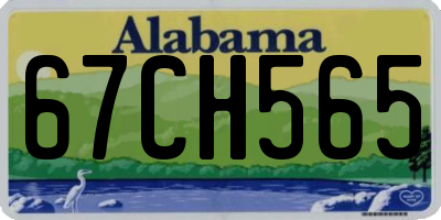 AL license plate 67CH565