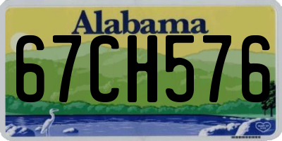 AL license plate 67CH576