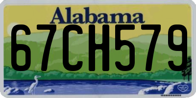 AL license plate 67CH579