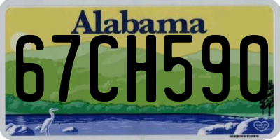 AL license plate 67CH590