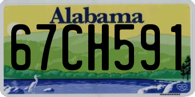 AL license plate 67CH591