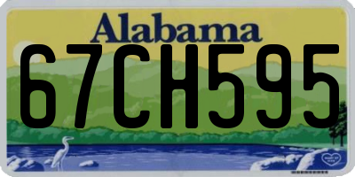 AL license plate 67CH595