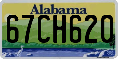 AL license plate 67CH620