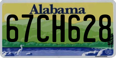 AL license plate 67CH628