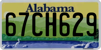 AL license plate 67CH629