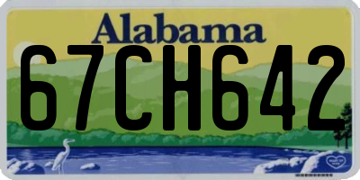 AL license plate 67CH642