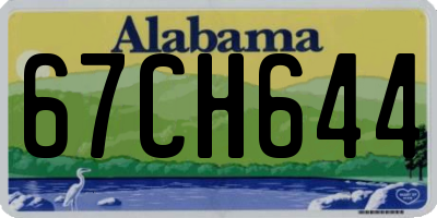 AL license plate 67CH644