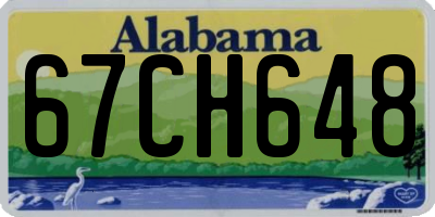AL license plate 67CH648