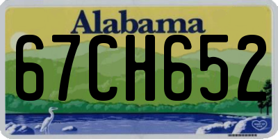 AL license plate 67CH652