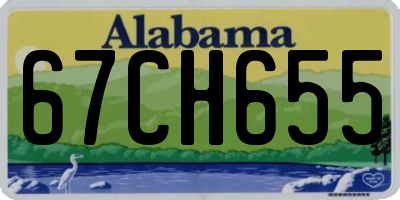 AL license plate 67CH655