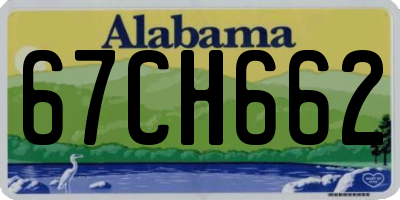 AL license plate 67CH662