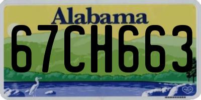 AL license plate 67CH663