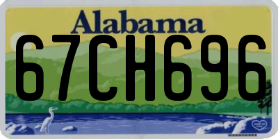 AL license plate 67CH696