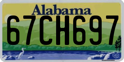 AL license plate 67CH697
