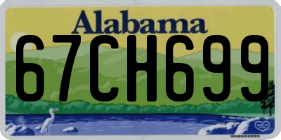 AL license plate 67CH699