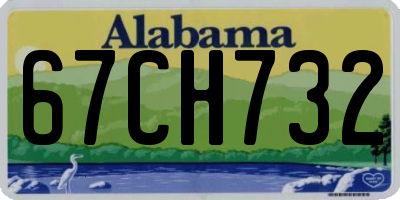 AL license plate 67CH732
