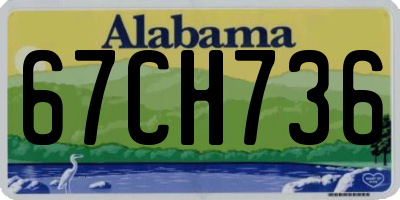 AL license plate 67CH736