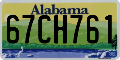 AL license plate 67CH761