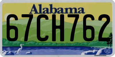 AL license plate 67CH762