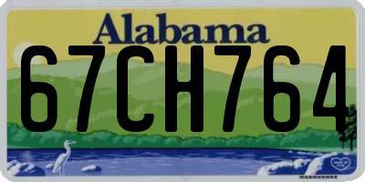 AL license plate 67CH764