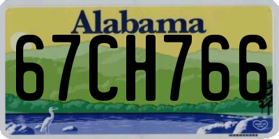 AL license plate 67CH766