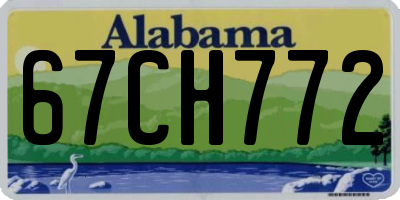 AL license plate 67CH772