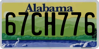 AL license plate 67CH776