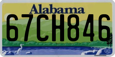 AL license plate 67CH846