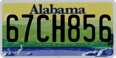 AL license plate 67CH856