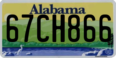 AL license plate 67CH866