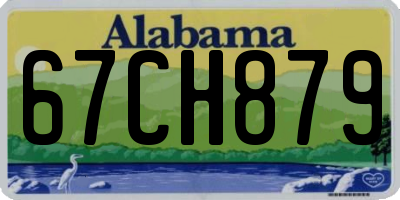 AL license plate 67CH879