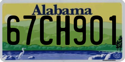 AL license plate 67CH901