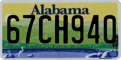 AL license plate 67CH940