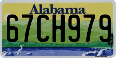 AL license plate 67CH979