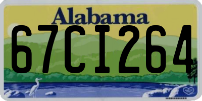 AL license plate 67CI264