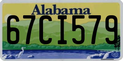 AL license plate 67CI579