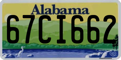 AL license plate 67CI662