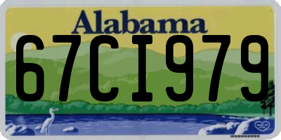AL license plate 67CI979