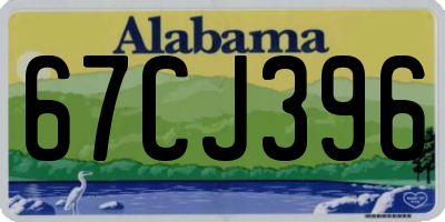 AL license plate 67CJ396
