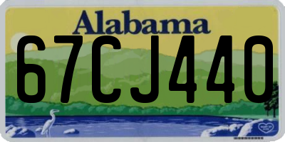 AL license plate 67CJ440