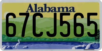 AL license plate 67CJ565