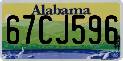 AL license plate 67CJ596