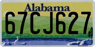 AL license plate 67CJ627