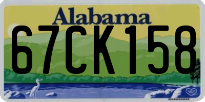 AL license plate 67CK158
