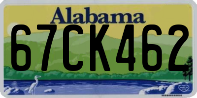 AL license plate 67CK462