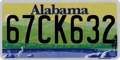 AL license plate 67CK632